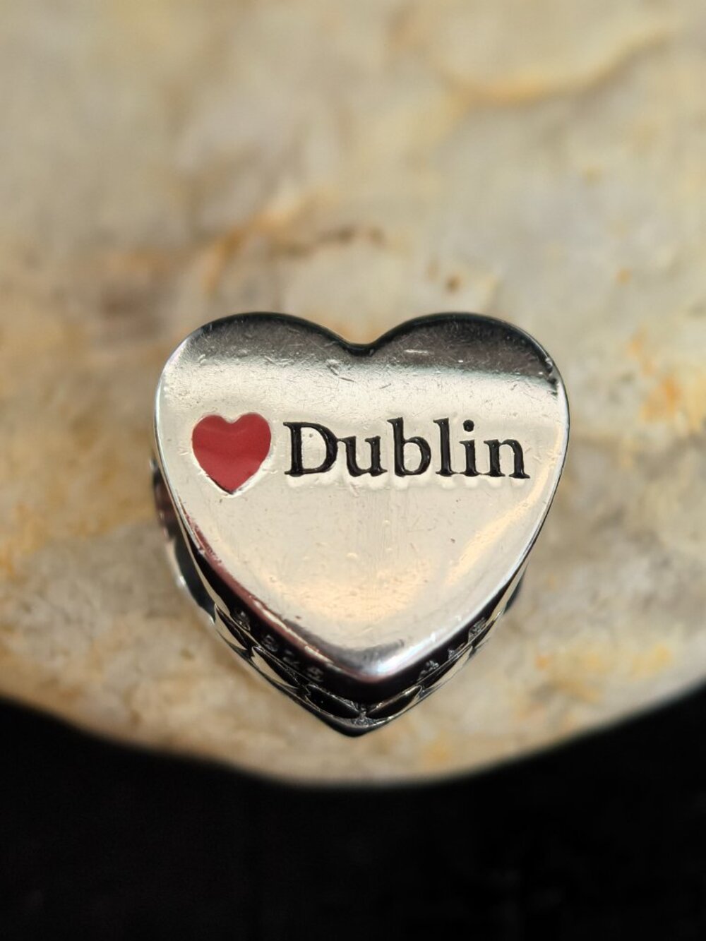 Pandora Dublin Exclusive Travel Heart Charm, S925 Silver Jewelry (Women's)